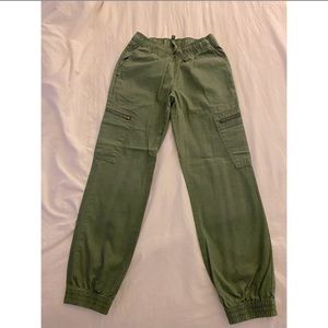 Green cargo pants for boys